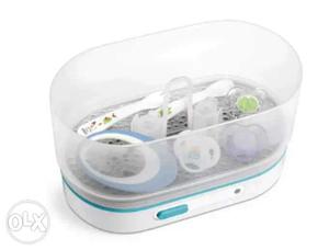 Baby's White And Teal Sterilizer