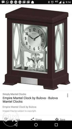 Brand new, unused clock