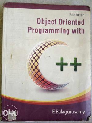 C++ Book By E Balagurusamy in usable condition in