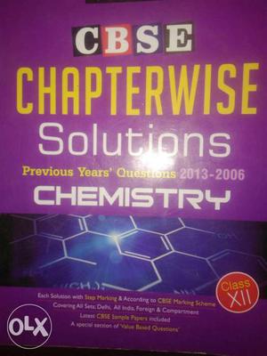 Cbse Chapterwise Solutions Chemistry Book