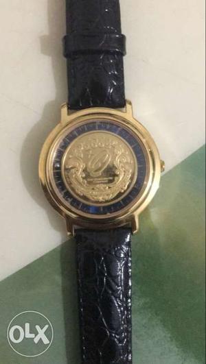 Gold Quest 24ct watch. not used. collection item.