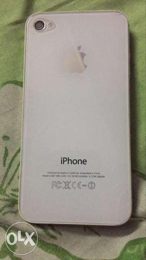Iphone 4s 32gb White colour Both side tampered