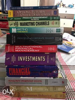 MBA books set- year  publications. Most of