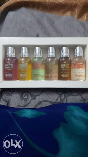 Molten brown body wash set of six