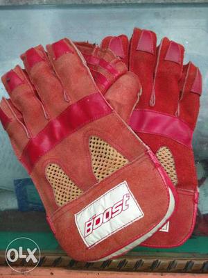 Pair Of Red Gloves