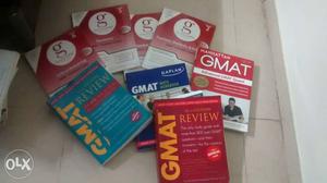 Set of 8 GMAT books. latest edition and