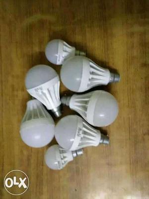 Seven LED CFL Bulbs
