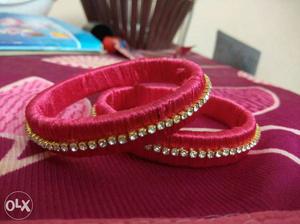 Simple and good looking Silk thread bangles