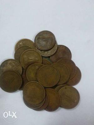 Total 25pieces old indian paise coin