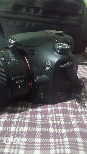 Almost new Sony A58 DSLR with 2yrs warranty & all[price is