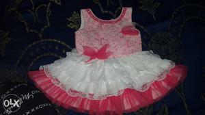 Baby party dress with booties