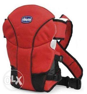 Baby's Red Chicco Carrier