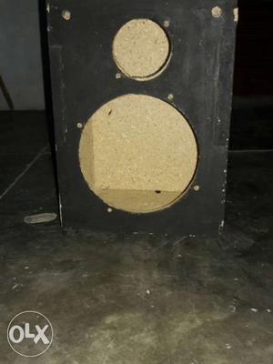 Black And Brown Speaker Box