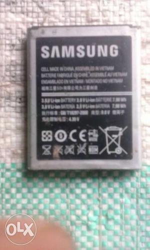 Black And Grey Samsung Battery