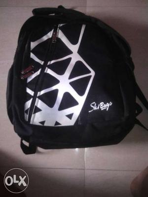 Black And White Ski Bags Backpack