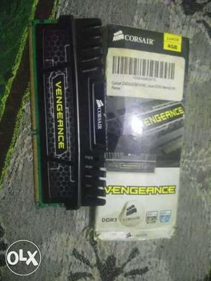 Black Corsair Vengeance 4GB. Ddr3 ram