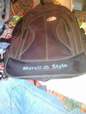 Black Marcil Style Backpack