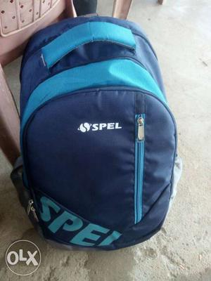 Blue And Teal Spel Backpack