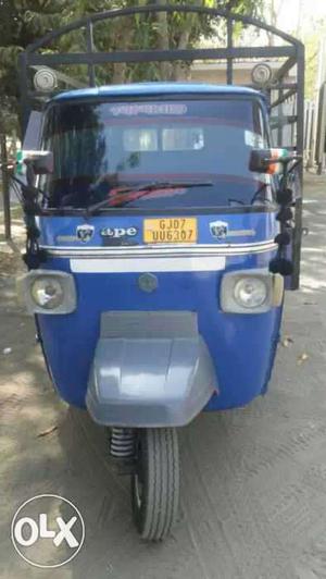 Blue Auto Rickshaw