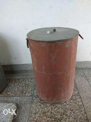 Brown Metal Container