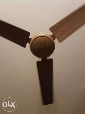 Brown colour ceiling fan with 3 blades of 48 in.