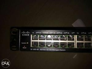 Cisco SF port  Managed Switch, 4