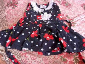 Floral frocks for 1year old kid- 200 each