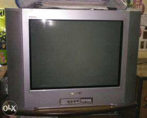 Grey Sony 21"CRT Television