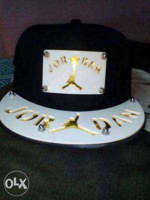 New brand black and white jordan cap