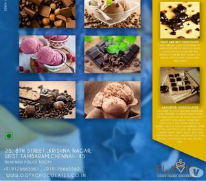 Ooty chocolates and FLAVIO Ice creams Chennai