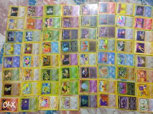 Pokemon cards 69 vintage Pokemon cards. no