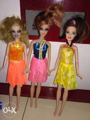 Three barbie doll... 200 for all