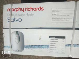 Unpacked Morphy Richards Water Heater