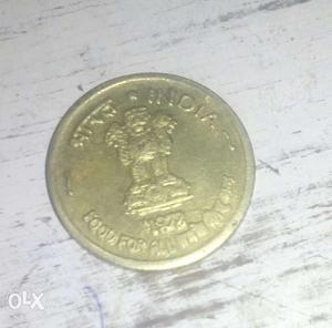 1 gram coin of gold of 