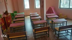 11 benches 10 nursery chairs 2 nursery tables 1