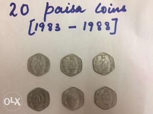 20 paisa coins