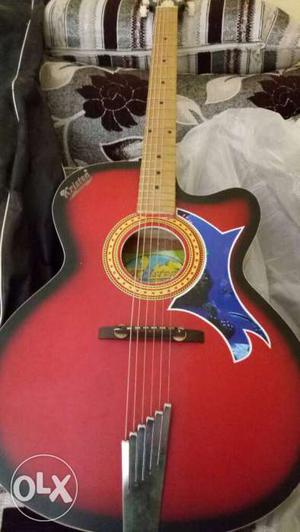 Acoustic guitar only 2month old very good new