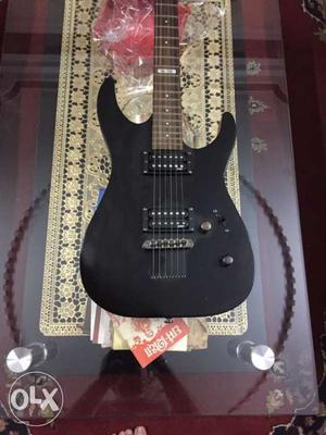 Black Stratocaster Type Electric Guitar