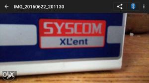 Blue And Gray Syscom XL'ent