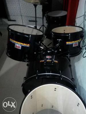 Brand new Black And Grey Drum Set