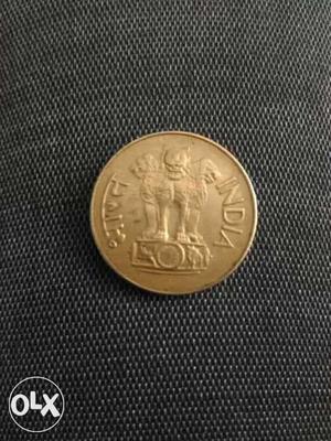 Bronze Round India Commemorative Coin