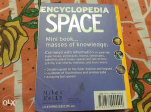 Encyclopedia for space by milles kelly and condition is