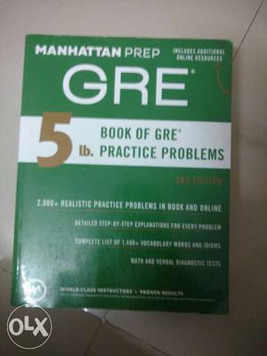 GRE official books from ETS and Ma hattern GRE 5LB book
