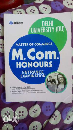 M.com (honours) entrance examination solved paper