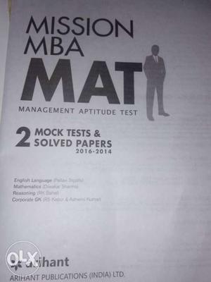Mission MBA MAT is one of the top preferred book