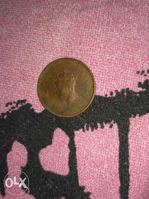 One quarter anna of  at the time of king