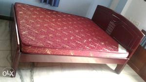 Queen size cot and mattress
