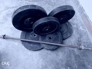 Rubber weight total 50 kg