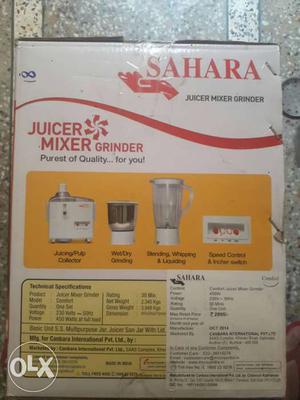 Sahara Juicer Mixer Grinder Box