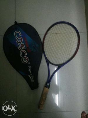 Sparingly used cosco action  tennis racquet.